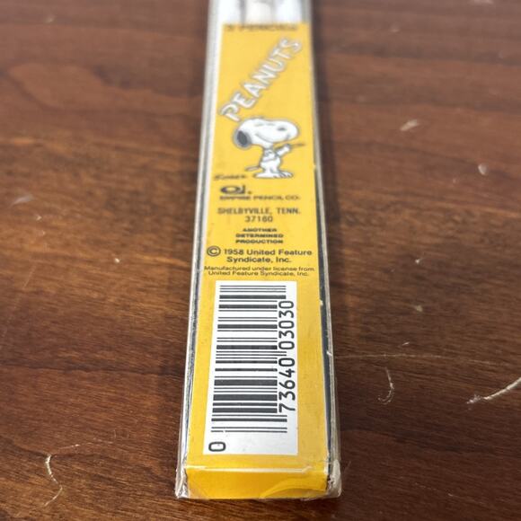 1958 Peanuts Snoopy Stationary 3 Pencil Pack NEW UNUSED - Picture 6 of 7